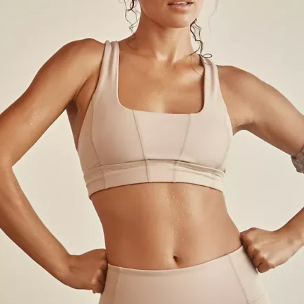 Free people movement Tan Sports Bra size S